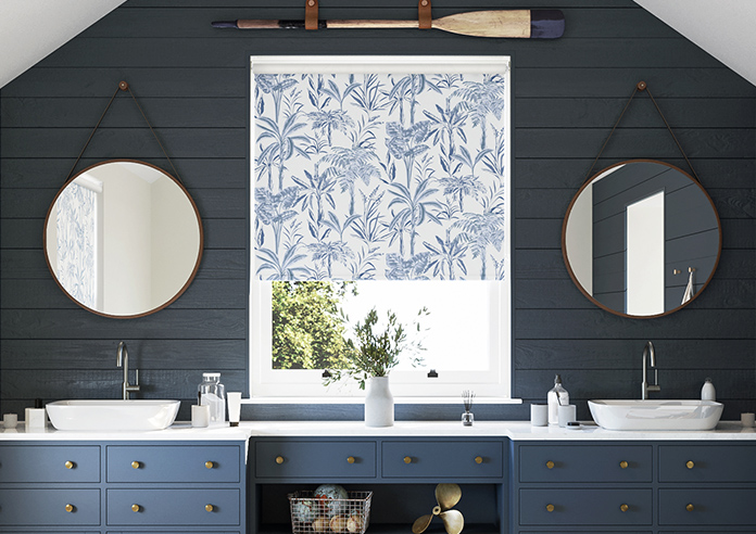 Miami Beach, Indigo - Twist&Fit Roller Blind - Image 3
